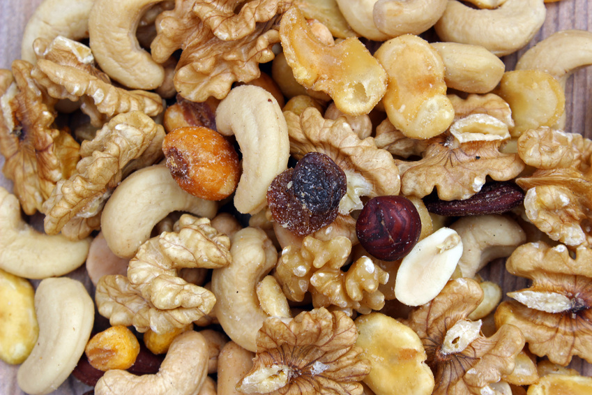 Frutos secos oleaginosos y frutas desecadas