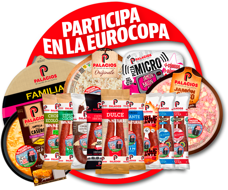 Particpa en la Eurocopa con Chorizos y Pizzas Palacios