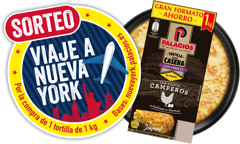 Particpa, Sorteamos un viaje a Nueva York con Tortillas Palacios