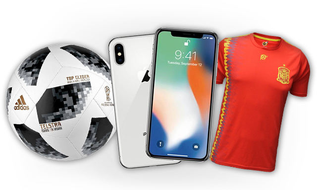 ¡PARTICIPA Y GANA! Sorteamos 3 iPhone X, 500 balones adidas oficiales* y 300 camisetas oficiales*