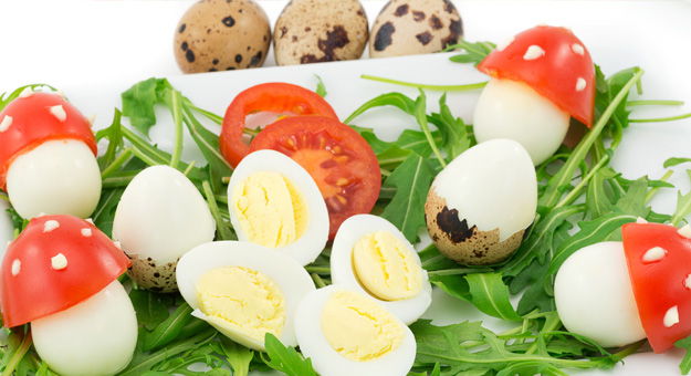 Huevos setas
