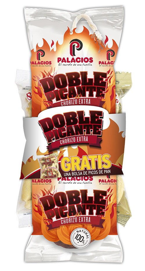 Gratis una bolsa de picos de pan por la compra de tu Chorizo Doble Picante