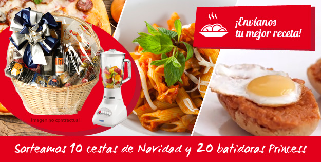 ¡Mándanos una receta y participa en nuestro nuevo sorteo!