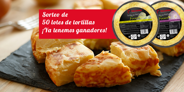 ¡Ya tenemos a los ganadores de los 50 lotes de tortillas Palacios!