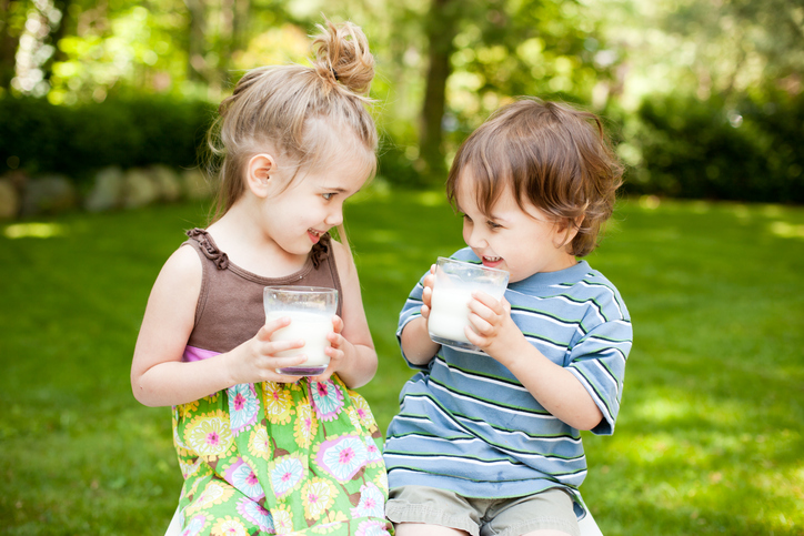 La leche entera no engorda a los niños