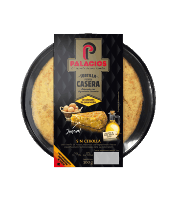 Tortilla casera Palacios sin cebolla 300gr