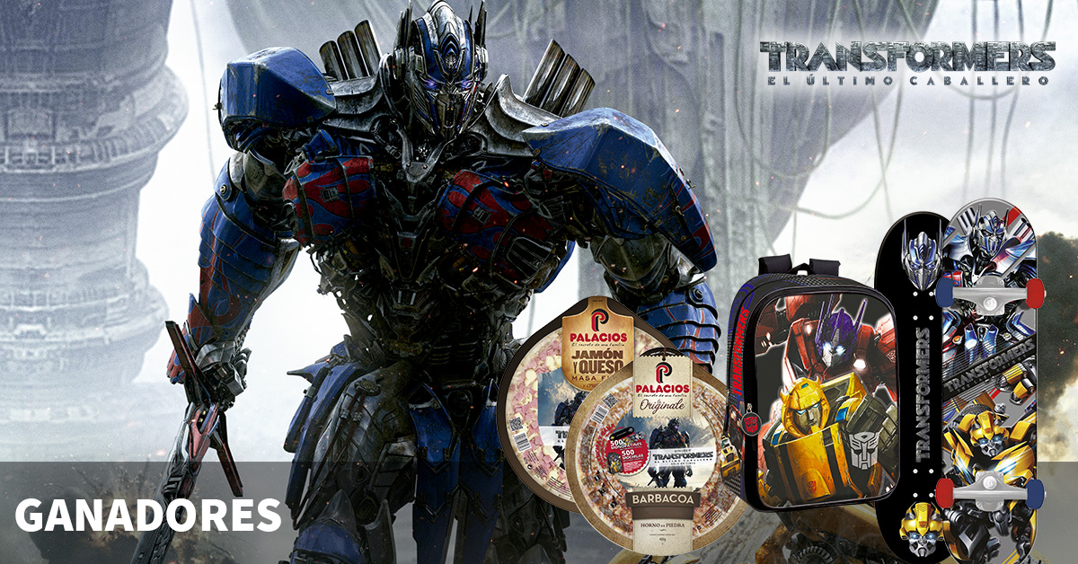 Ganadores de las 500 mochilas y 500 patinetes Transformers