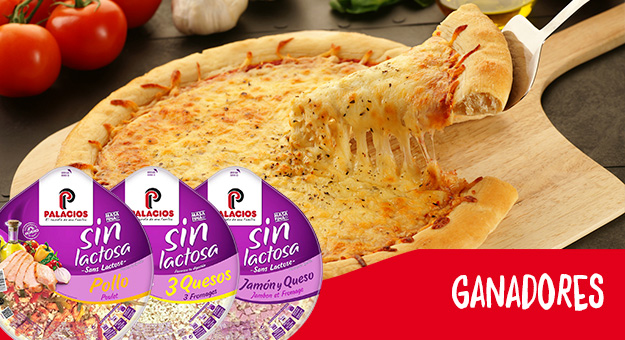 Ya tenemos los ganadores del sorteo de Pizzas sin Lactosa Palacios