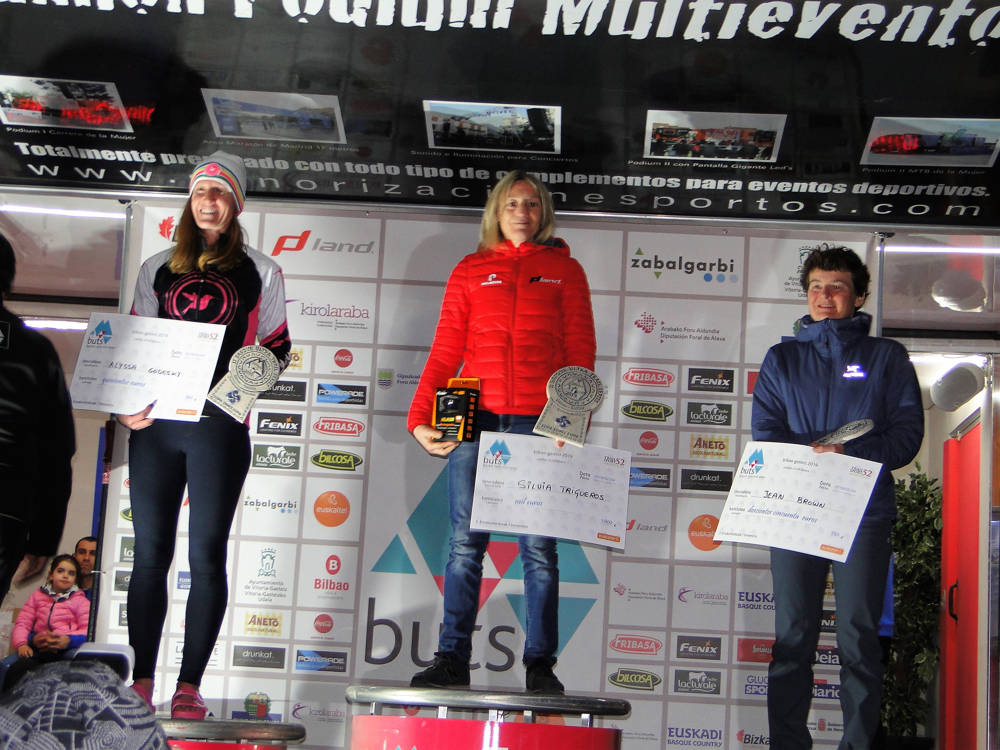 Silvia Trigueros gana la ultratrail Bilbao  Gasteiz con el patrocinio de Palacios Alimentacin