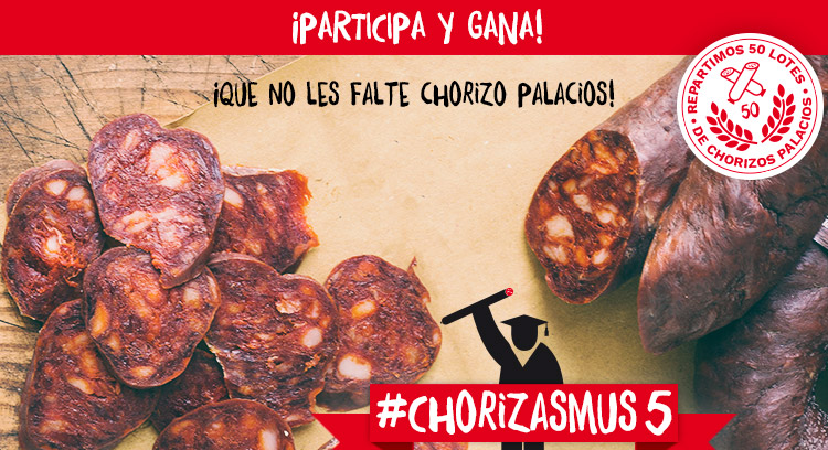 ¡Que a nuestros Erasmus no les falte el chorizo Palacios! #Chorizasmus5