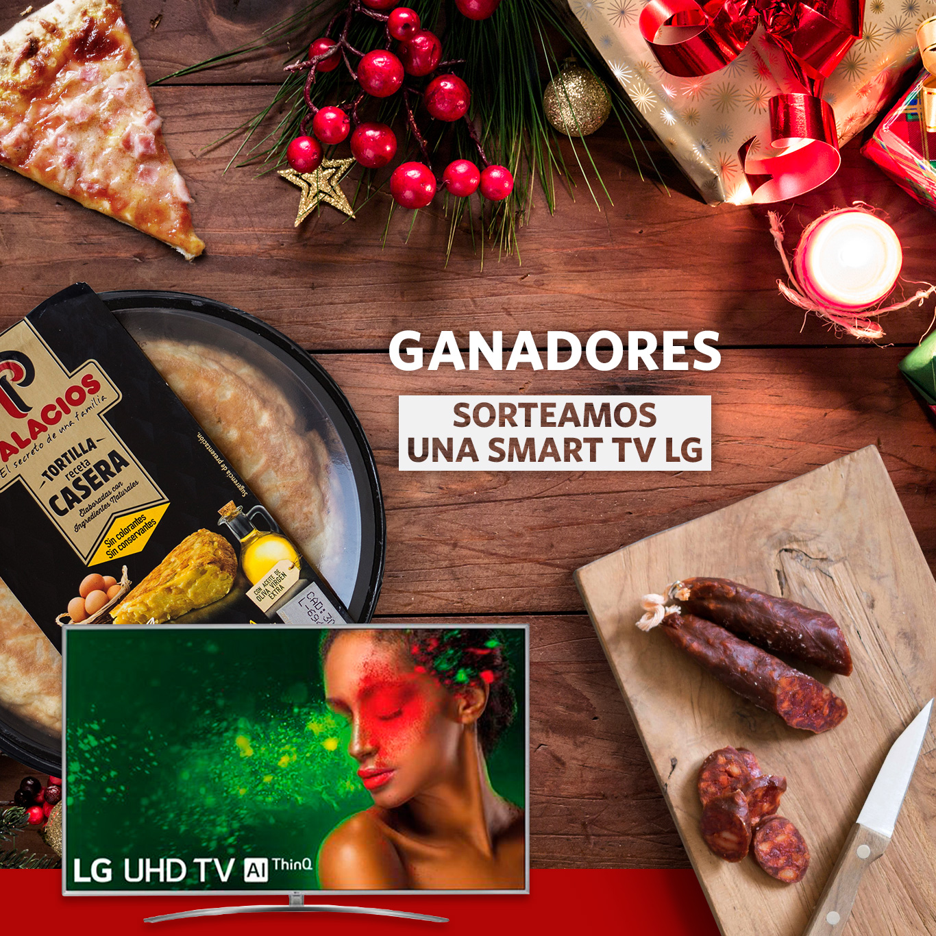 Ganadora de la televisión Smart TV LG!