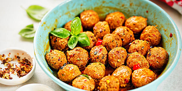 Albndigas de chorizo con salsa de tomate