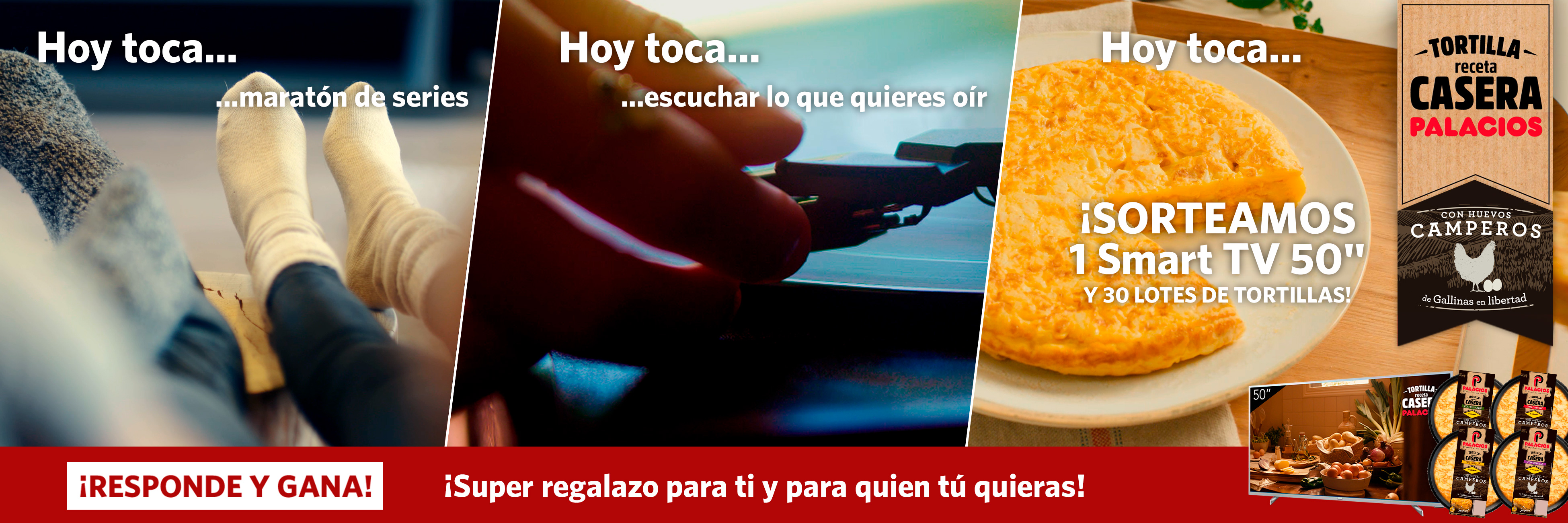 Hoy toca… Tortilla Palacios Receta Casera con Huevos Camperos