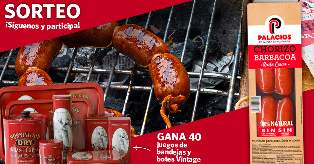 Recomienda nuestros productos para barbacoa y gana un juego de bandejas y botes de vintage