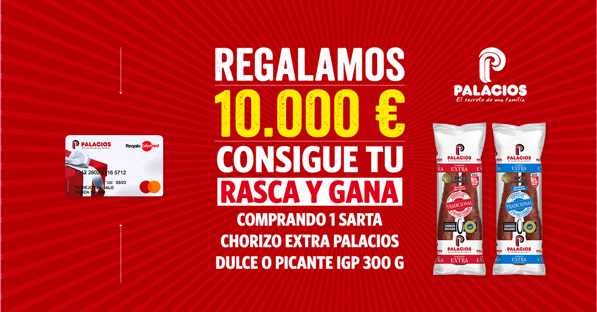 Regalamos 10.000 euros en tarjetas de 50 euros