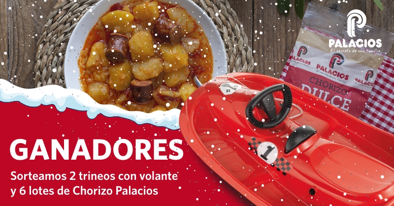 Ya conocemos a los ganadores de los 2 trineos y los 6 lotes de chorizos
