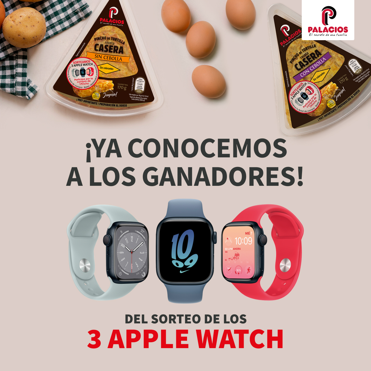 Ya conocemos a los ganadores de los 3 Apple Watch