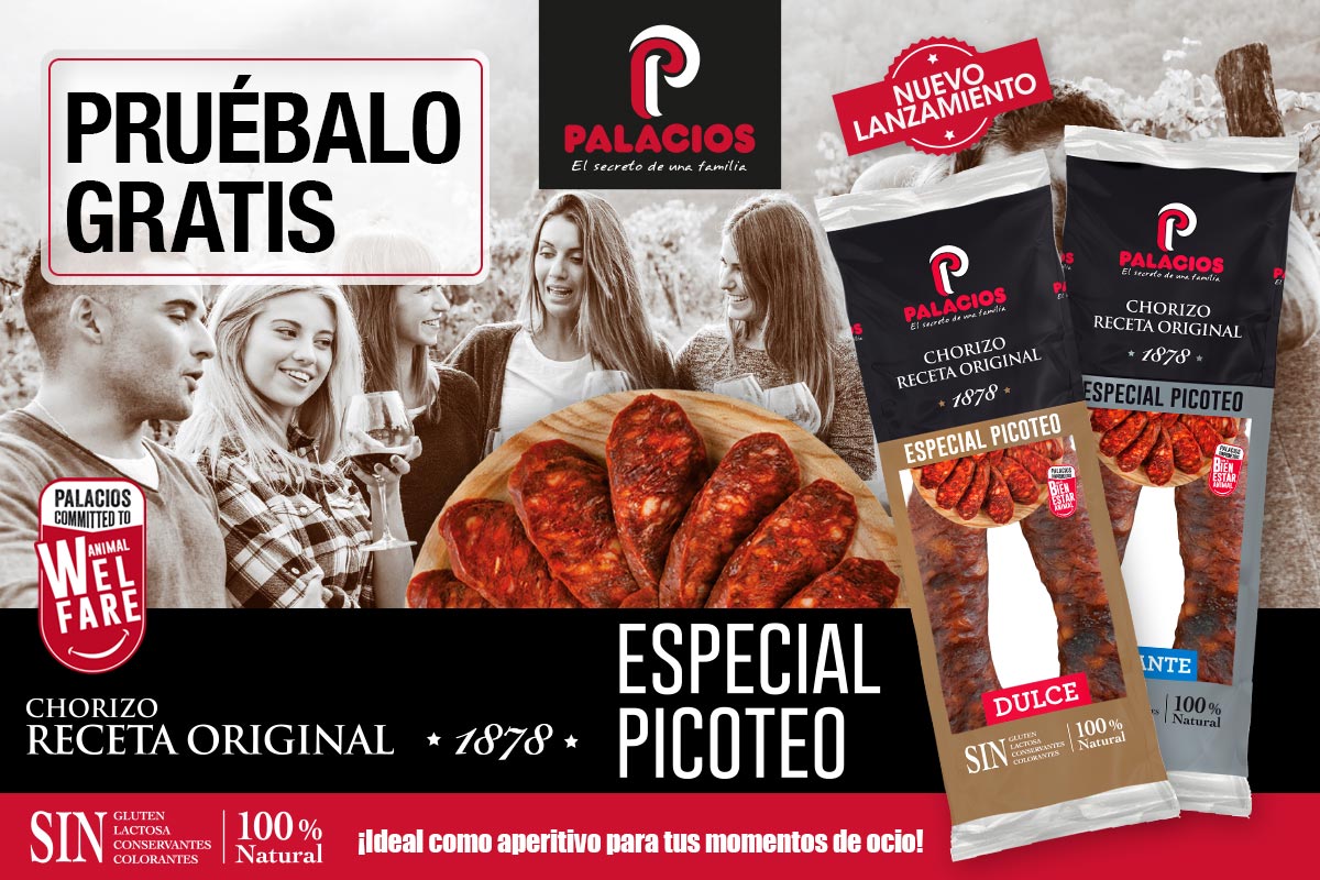 Prueba gratis nuestras referencias Chorizo Especial Picoteo