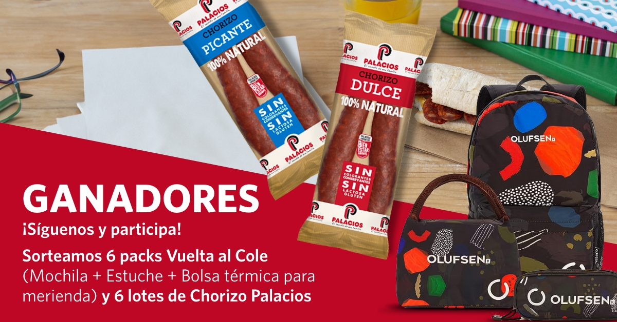 Ganadores de nuestro sorteo especial 'Vuelta al cole'