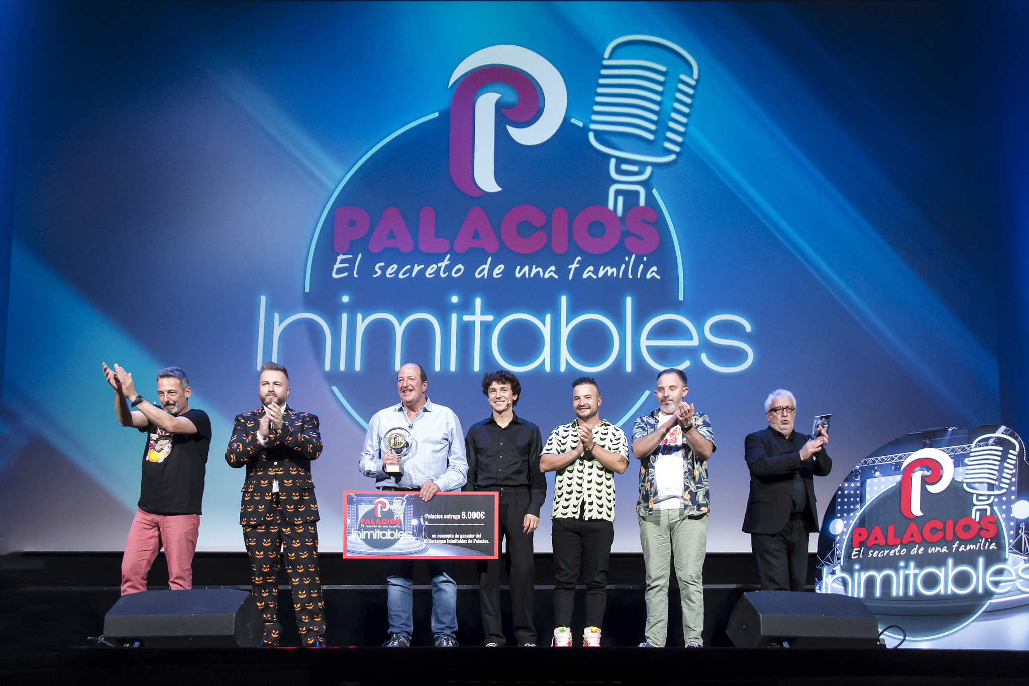 Luis Miguel Horta, ganador del III. Certamen Inimitables de Palacios