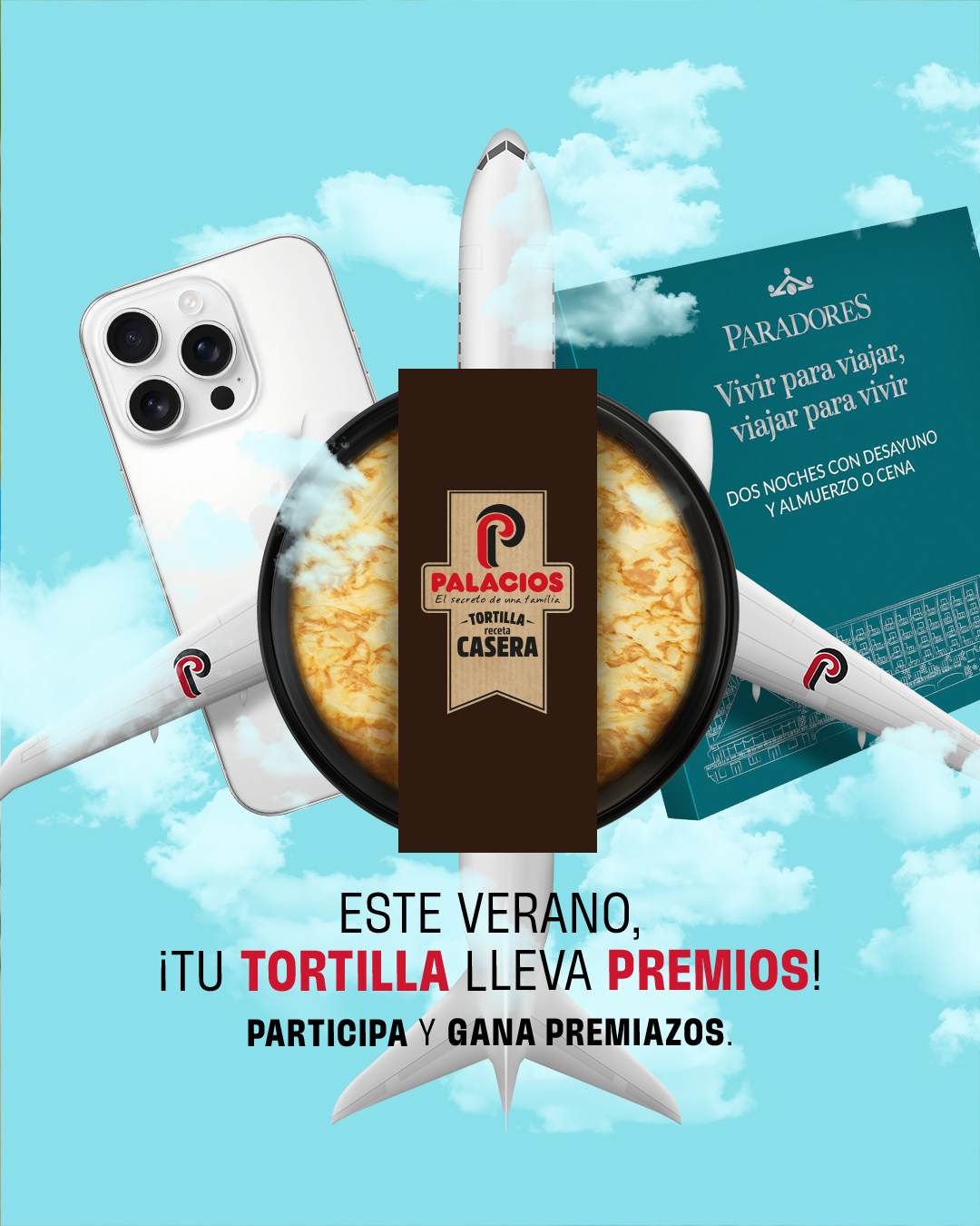 ¡Este verano, tu Tortilla Palacios lleva premio!