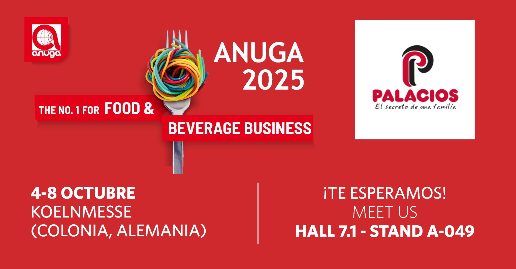 Grupo Palacios participará en ANUGA 2025
