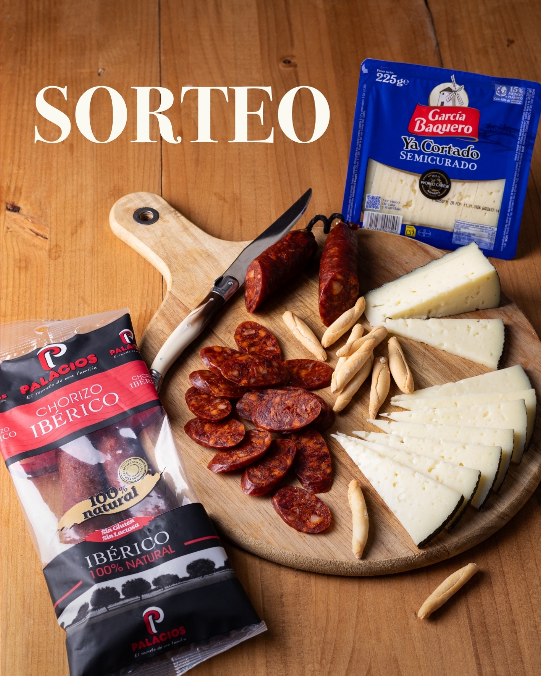 El sorteo perfecto para los amantes del queso y el chorizo