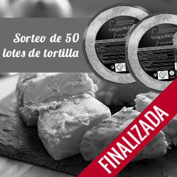 Sorteamos 50 lotes de nuestras deliciosas tortillas de patatas