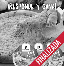 Sorteo pizzas sin lactosa