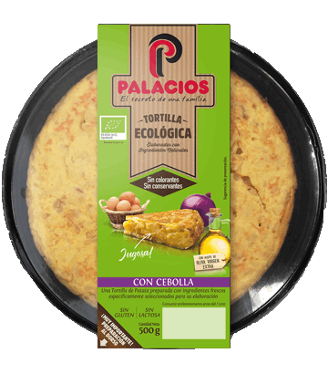 Tortilla ecolgica Palacios con cebolla