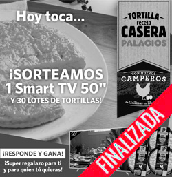 Hoy toca Tortilla Palacios Receta Casera con Huevos Camperos	