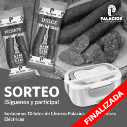 Dinos qu receta con Chorizo Palacios sueles llevar al trabajo y participa en nuestro nuevo sorteo