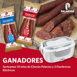 Conoce los ganadores de las 3 fiambreras elctricas y 10 lotes de Chorizo Palacios