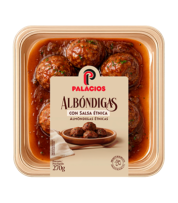 Alb�ndigas con salsa �tnica