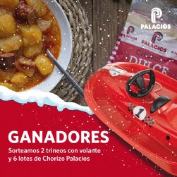 Ya conocemos a los ganadores de los 2 trineos y los 6 lotes de chorizos