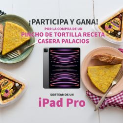 Sorteo de 1 iPad Pro por la compra de un pincho de tortilla
