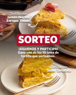 Sorteamos 10 lotes de nuestras novedades en Tortilla Palacios Receta Casera!