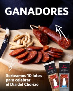 Ya tenemos ganadores del sorteo del D�a del Chorizo